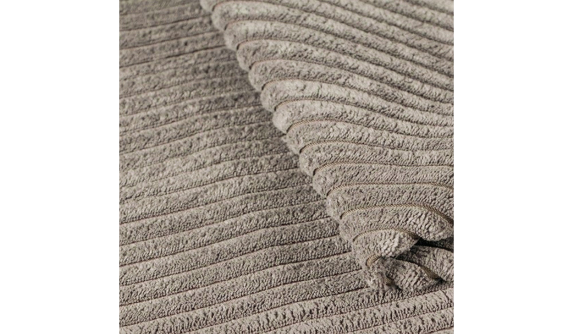 Canapé-Fox - Canapé 2 places, tissu cord, taupe--NOVINEA-366 CONCEPT