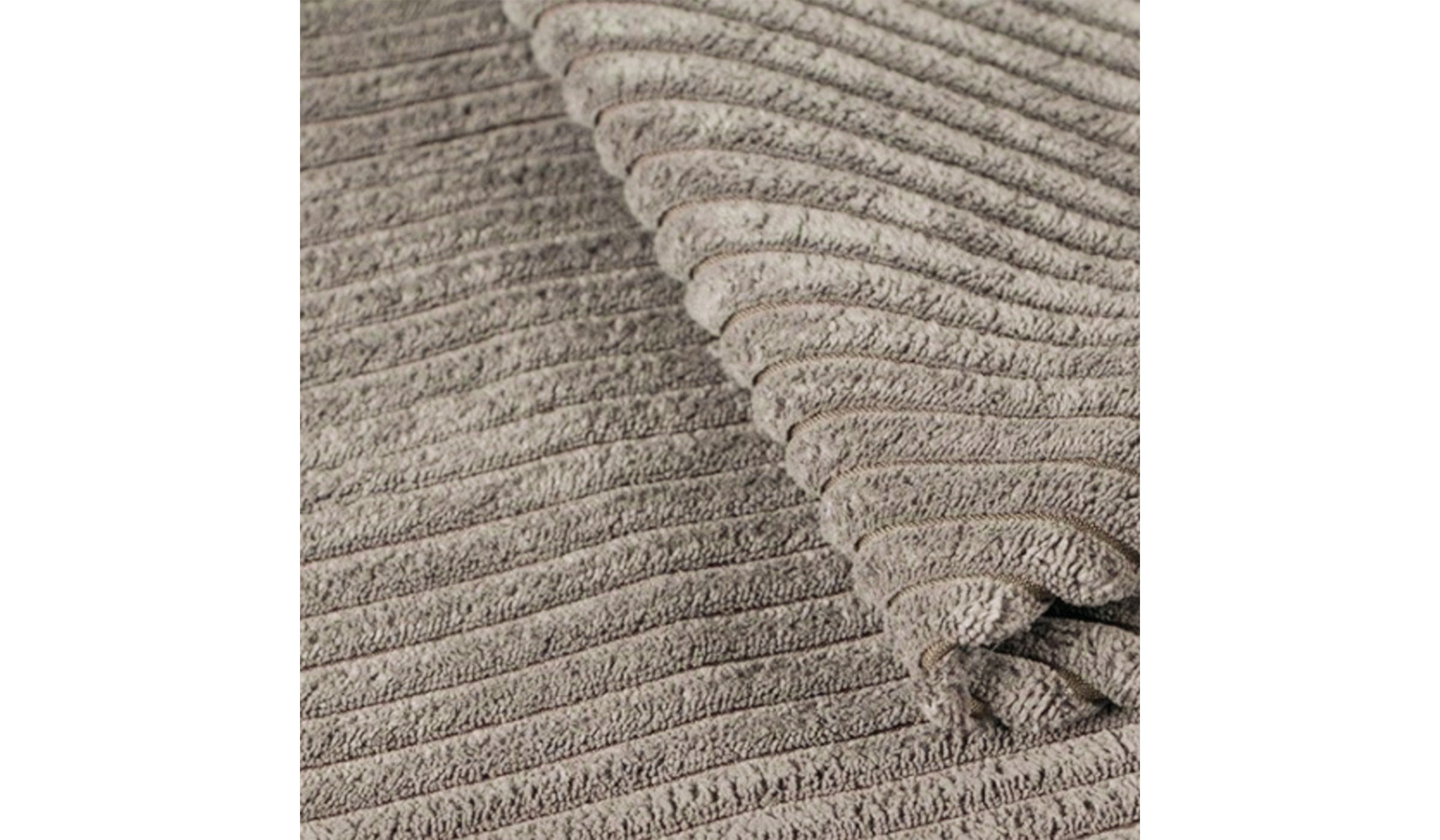 Canapé-Fox - Canapé 2 places, tissu cord, taupe--NOVINEA-366 CONCEPT