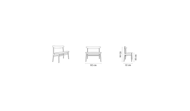 Banquette 200-190, tissu bouclé beige