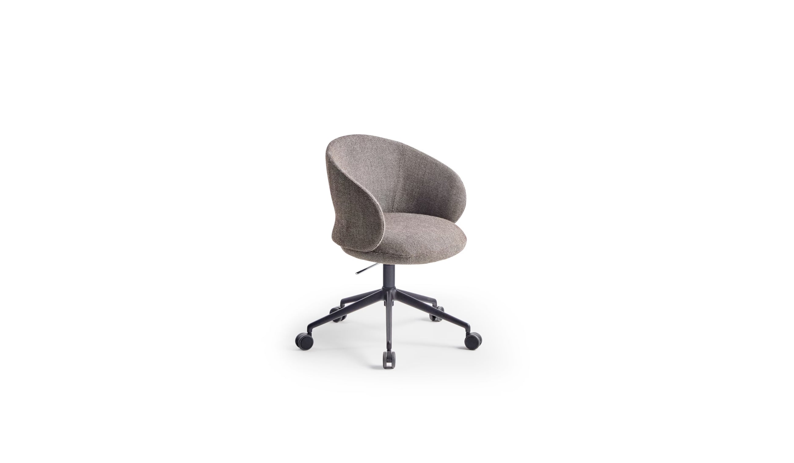 Chaise de bureau Pottolo, avec roulettes