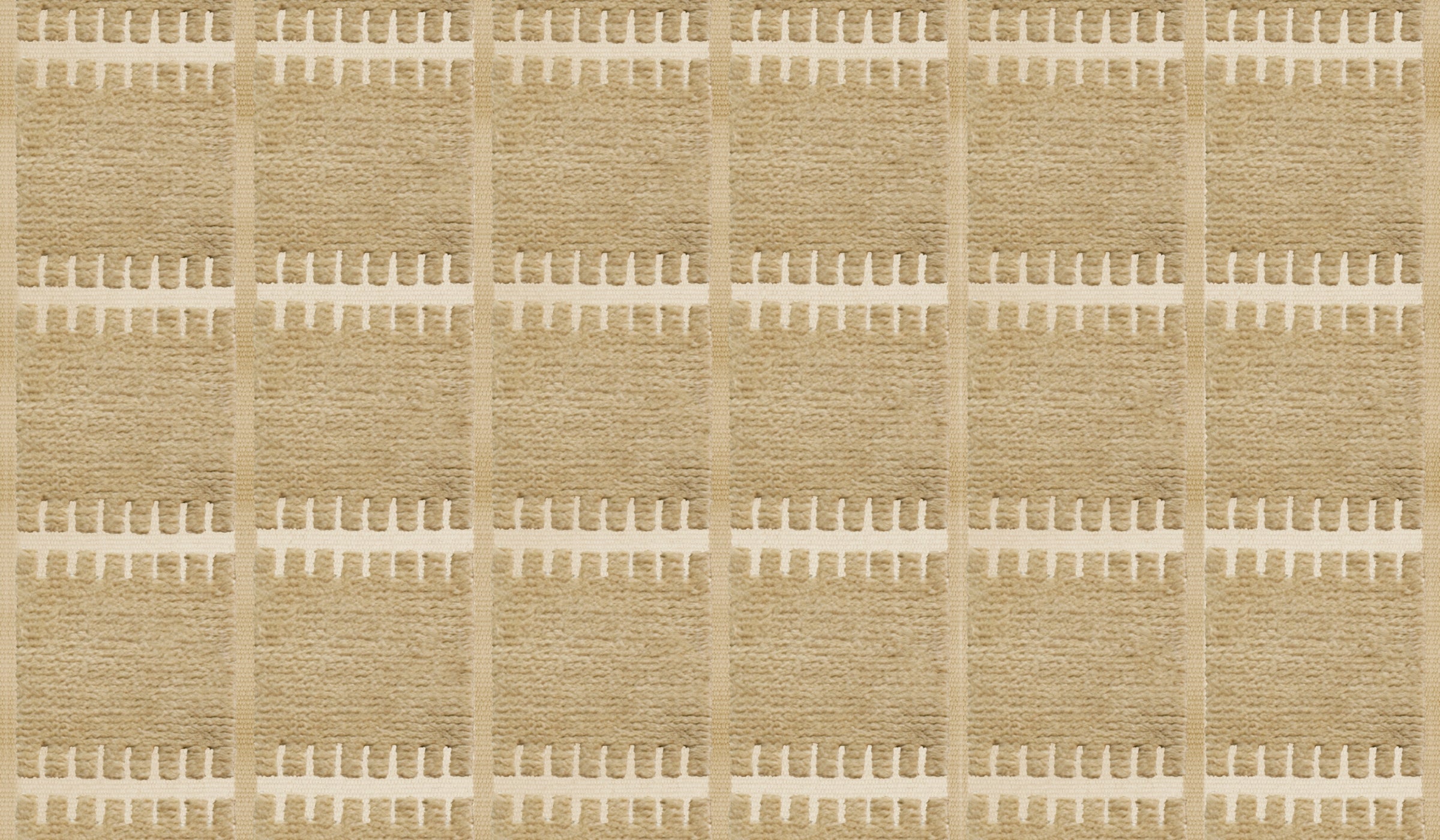 Tapis Lilly, fait-main en laine, moutarde