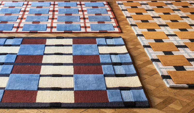 Tapis en laine After Noon Sky, design exclusif signé Evelina Kroon