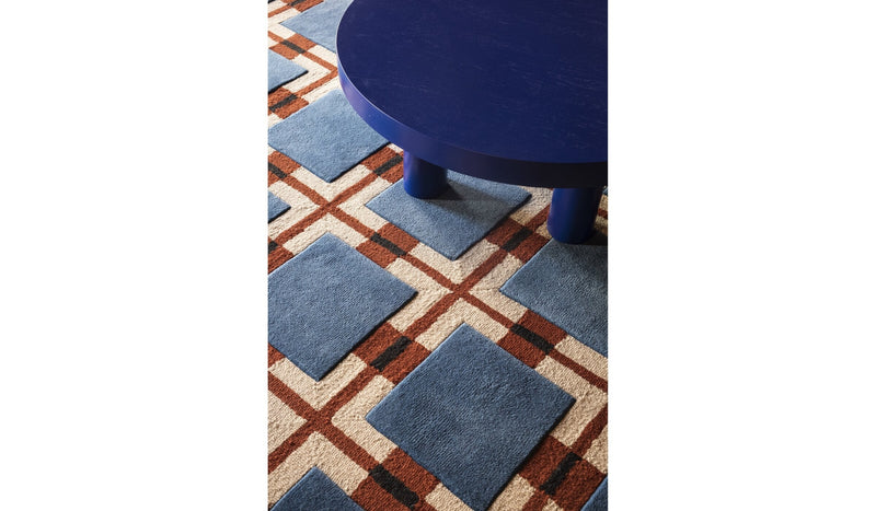 Tapis en laine Berry Rain, design exclusif signé Evelina Kroon