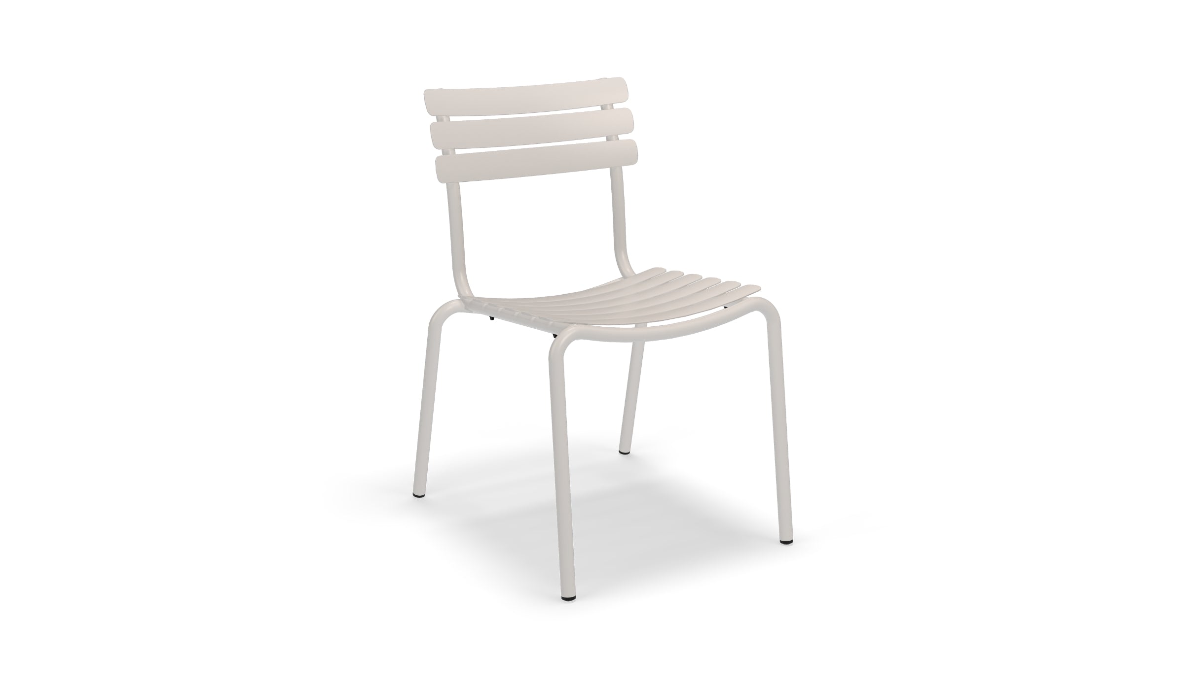 Click - Garden chair, dark blue and bamboo armrest