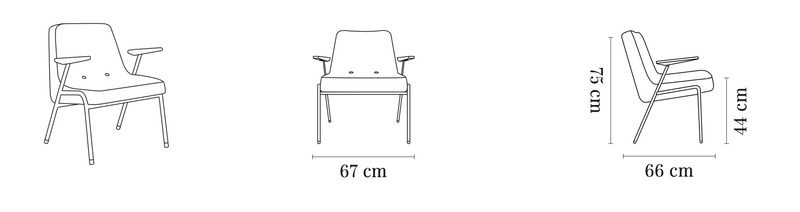 Fauteuil-366 Métal - Fauteuil, tissu velours, rose--NOVINEA-366 CONCEPT