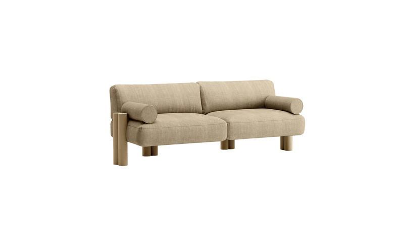 Cassiopea luxury sofa, alcantara base