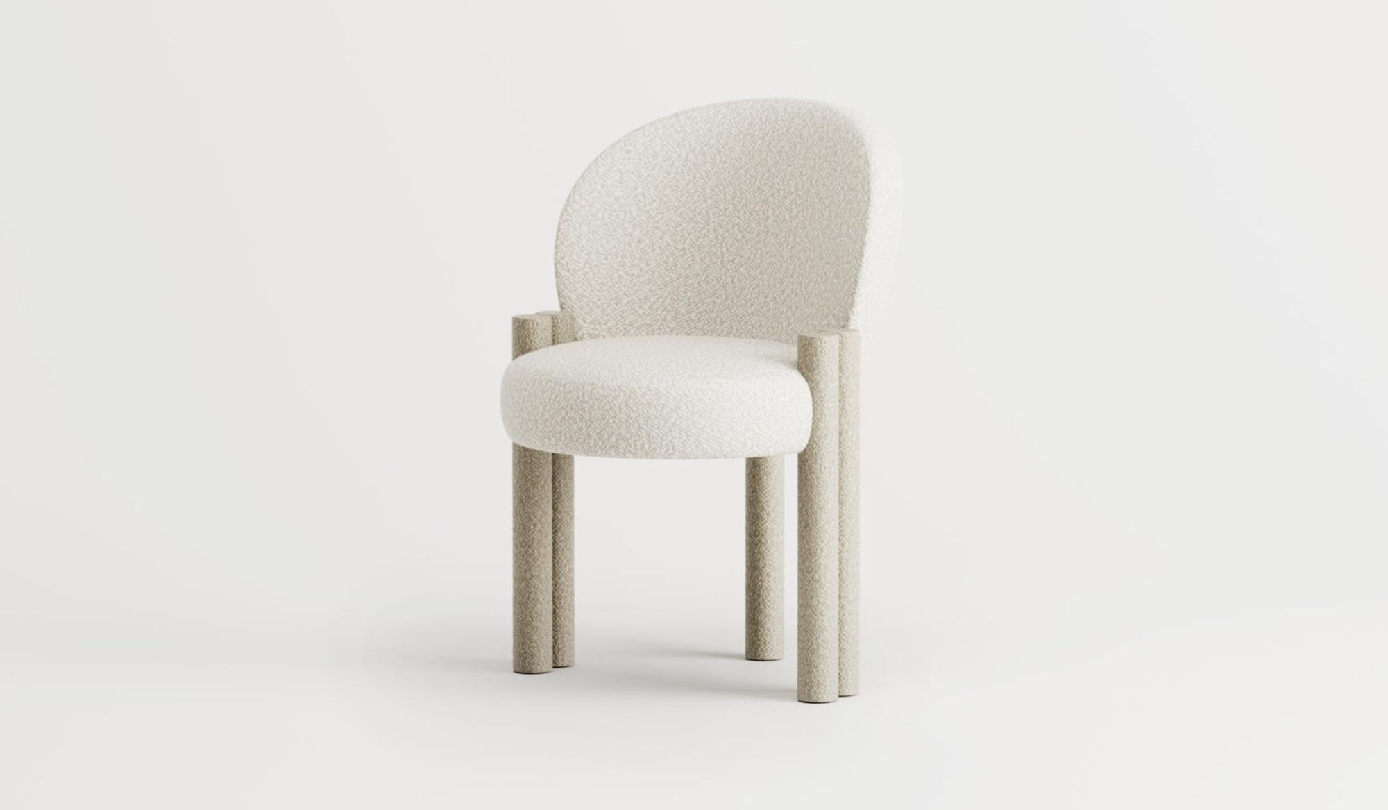 Cassiopea luxury chair, in beige fabric