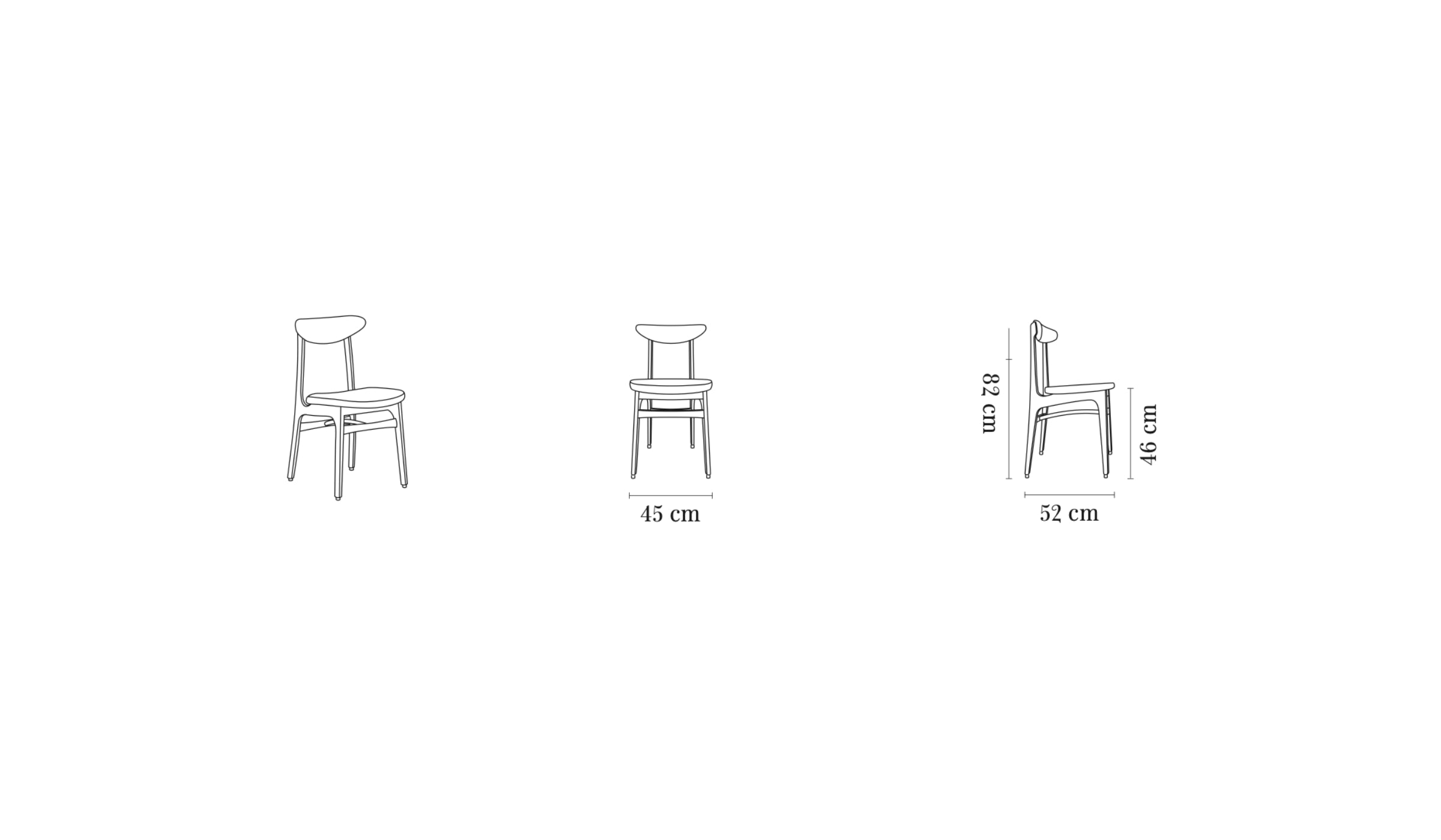 Chaise-200-190 - Chaise, tissu velours, rouge, frêne foncé--NOVINEA-366 CONCEPT