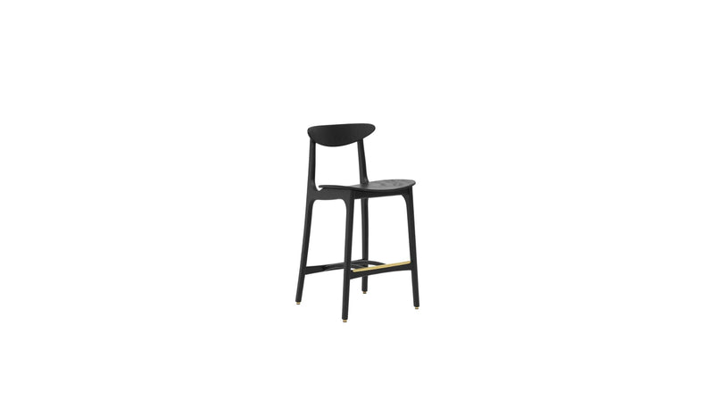 Timber 200-190 Counter Chair in Black Ash Wood