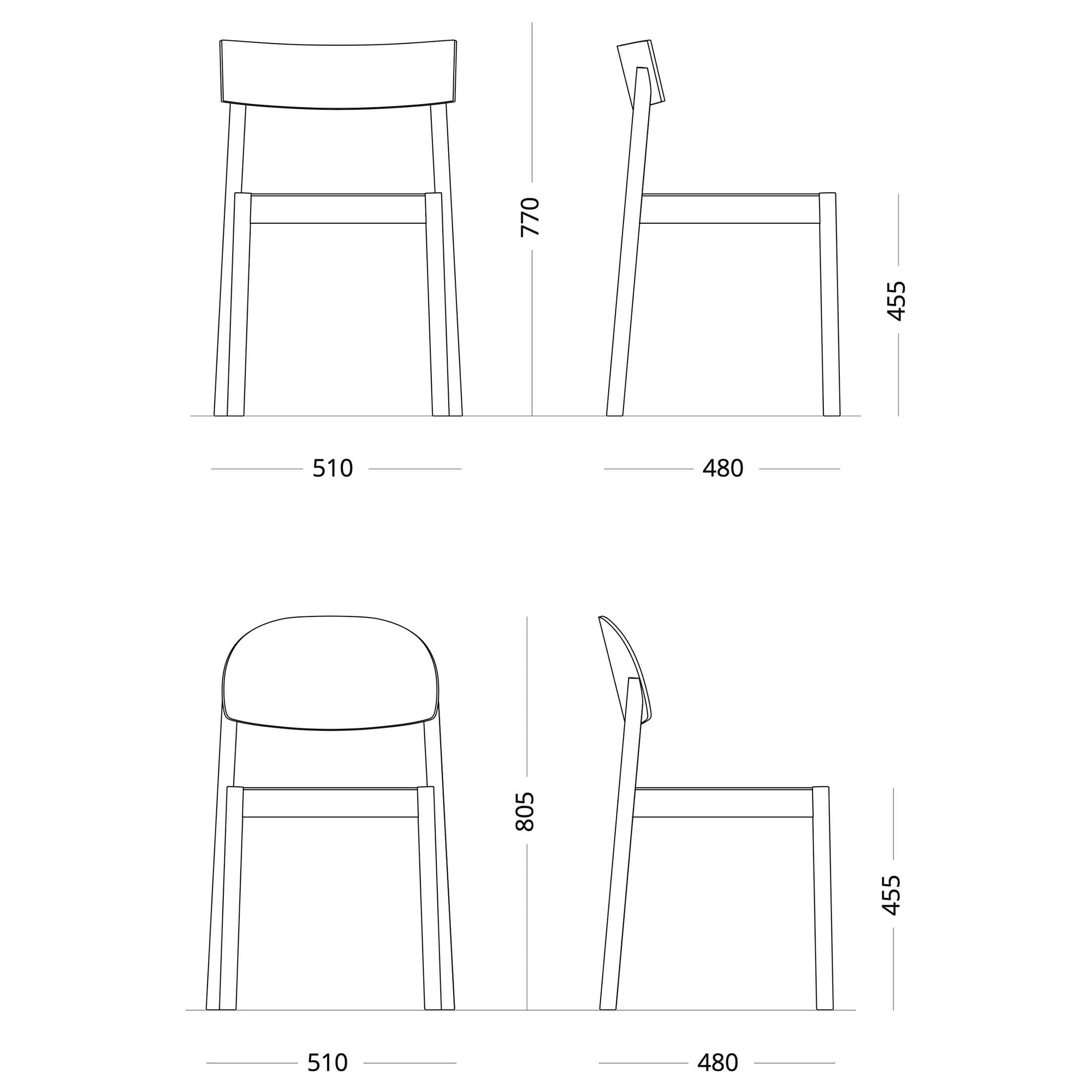 Chaise-Citizen droite - Chaise--NOVINEA-EMKO