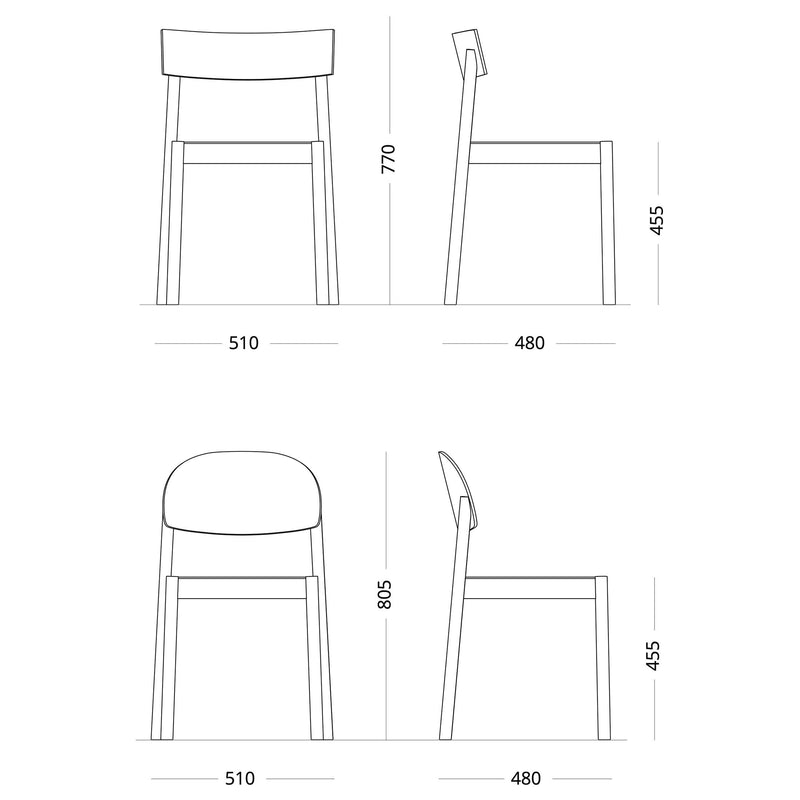 Chaise-Citizen droite - Chaise--NOVINEA-EMKO