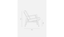 Stefan armchair, white velvet