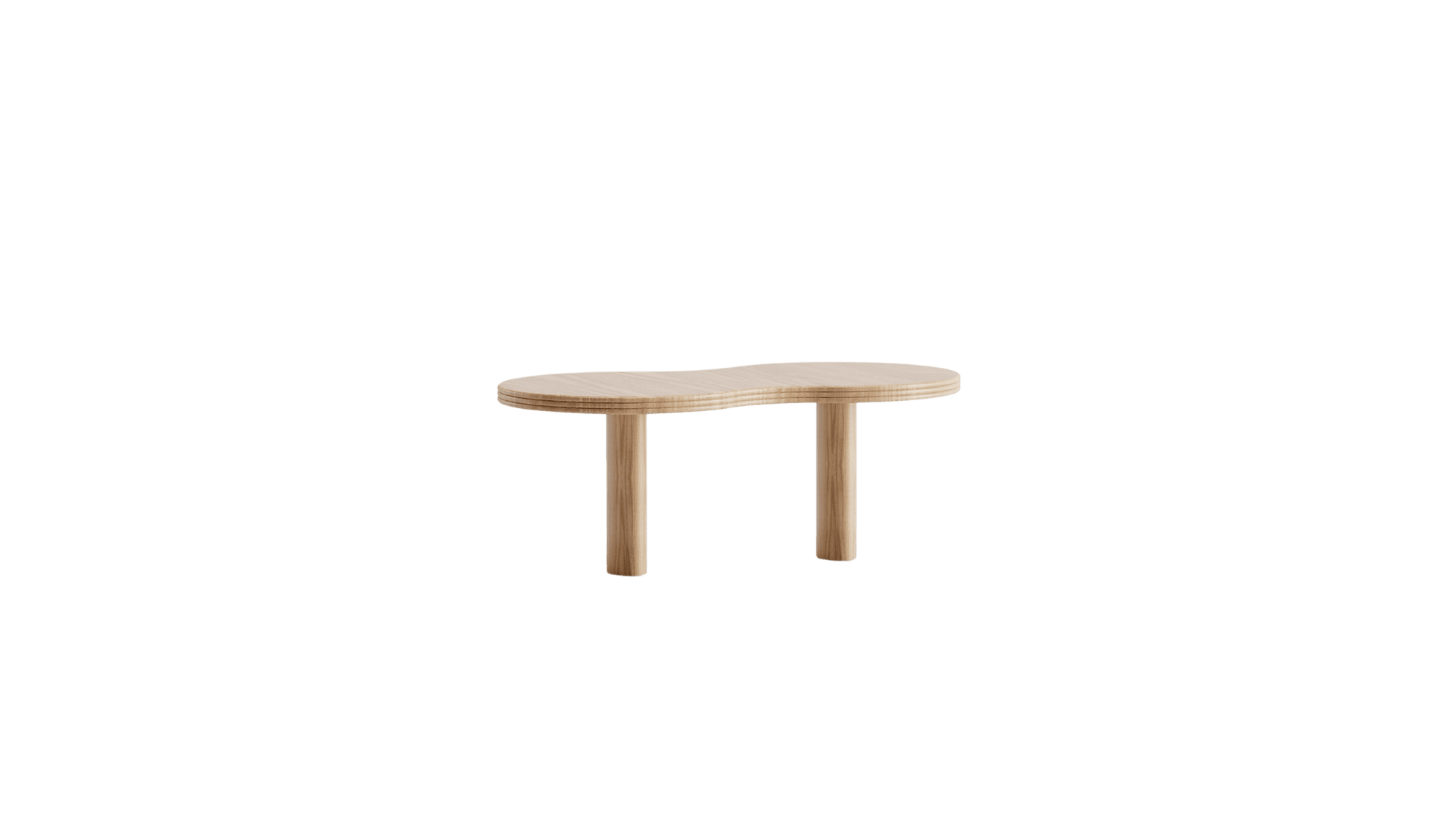 Driadea modern coffee table, in oak