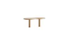 Driadea modern coffee table, in oak