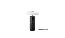 Trip Portable Lamp, Charcoal Marble, Matte Opal