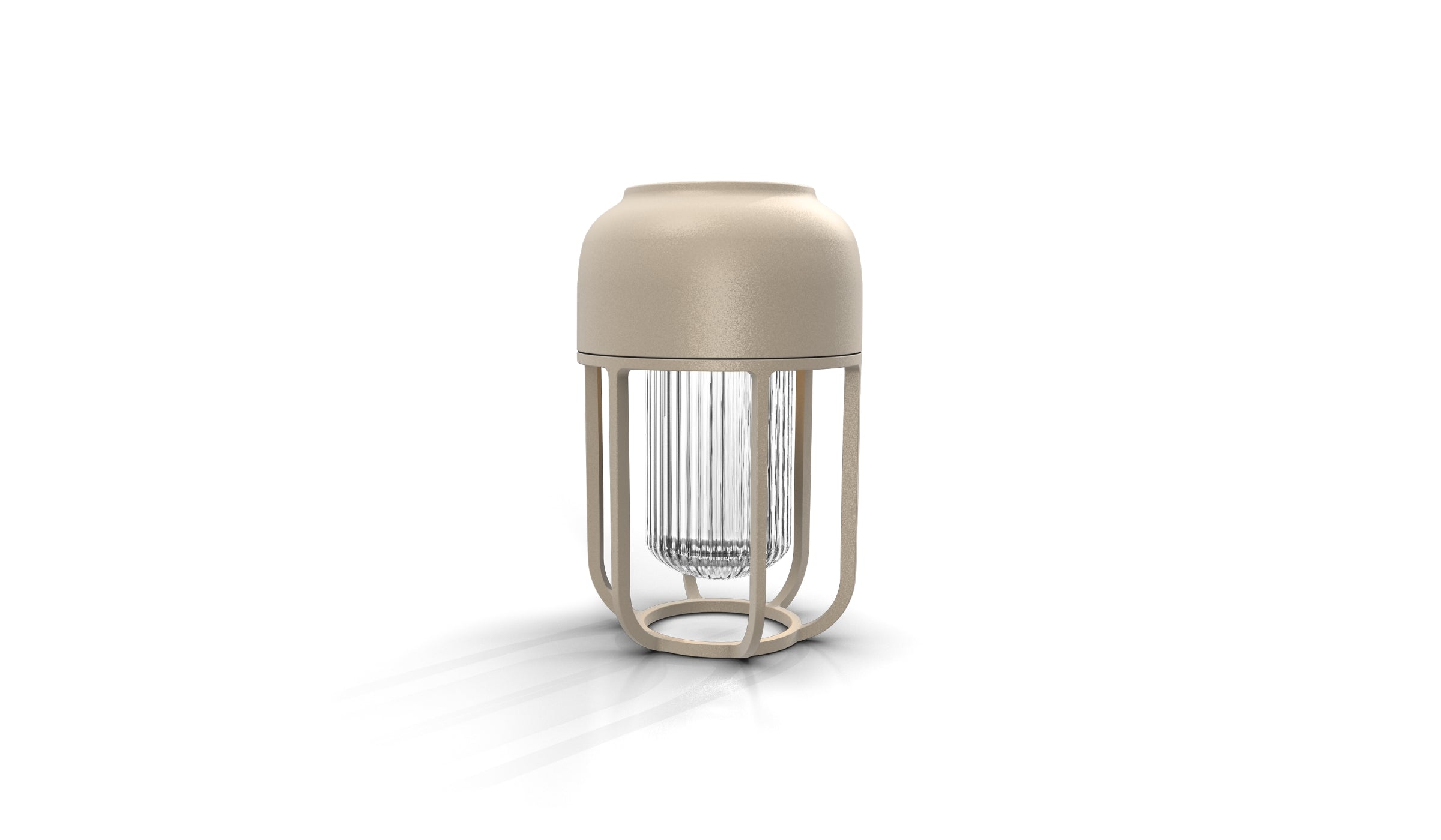 Light No.1 - Lampe solaire portable innovante et primée, beige