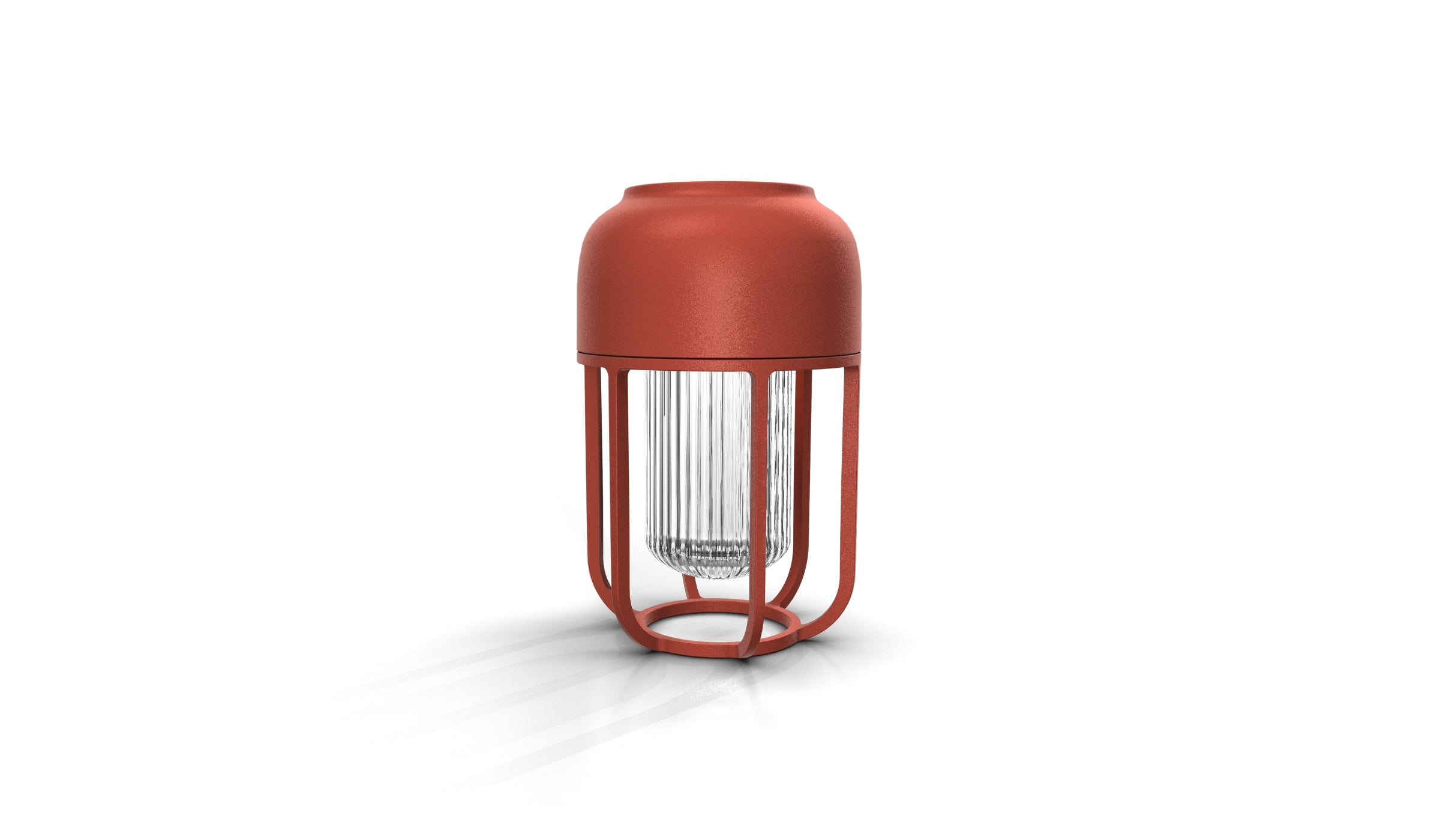 Light No.1 - Lampe solaire portable innovante et primée, rouge Cayenne