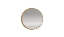 Grand miroir rond Luna XL, en chêne