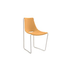 Chaise-Apelle S - Chaise, lot de 2-Simili cuir Jaune ocre-NOVINEA-MIDJ