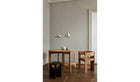 Simple - Solid oak stool, black