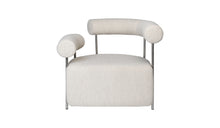 Solitude - Minimalist lounge chair, beige