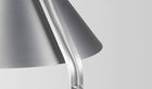 Lampadaire-Cone - Lampe sur pied minimaliste en aluminium et noyer--NOVINEA-KRISTINA DAM STUDIO