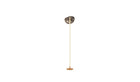 G222 - Lampe sur pied, galet noir en verre soufflé, or - NOVINEA Lampadaire