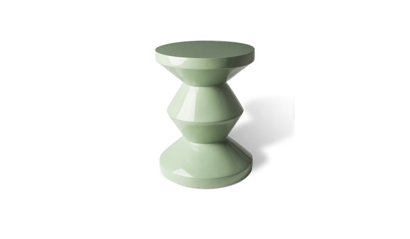 Zig Zag - Tabouret, vert olive