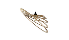 Suspension-Comets - Suspension, S 60cm, brut, câble recouvert de lin, rosace en bois--NOVINEA-RIF