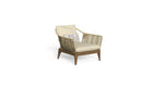 Fauteuil outdoor-Cruise - Fauteuil Lounge extérieur en teck et corde, beige--NOVINEA-TALENTI