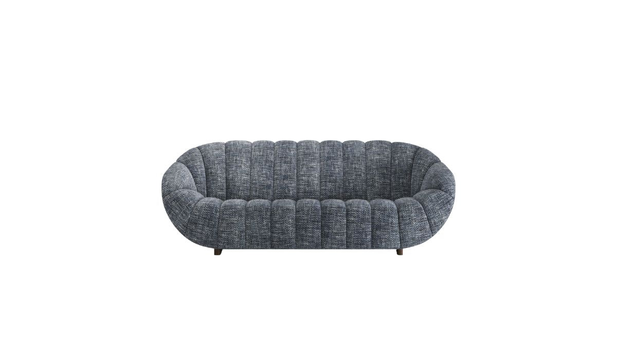 Rabelo - 3-seater sofa, gray fabric