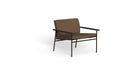 Fauteuil outdoor-Allure - Fauteuil Lounge-Moka - Palissandre - Terre cuir écologique-NOVINEA-TALENTI