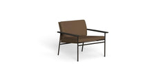 Fauteuil outdoor-Allure - Fauteuil Lounge-Moka - Palissandre - Terre cuir écologique-NOVINEA-TALENTI