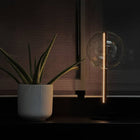 Lampe de table-B111 - Lampe bulle en verre translucide noir--NOVINEA-MOSS-SERIES