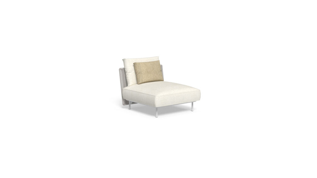 Canapé d'extérieur-Coral - Canapé modulable-Blanc - Blanc chaud / Sofa CX-NOVINEA-TALENTI