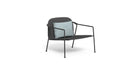 Fauteuil outdoor-Coral - Fauteuil lounge-Graphite - Noir-NOVINEA-TALENTI