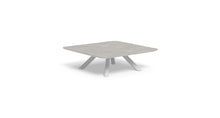 Table basse outdoor-Coral - Table basse d'extérieur carrée-Blanc - Beige-NOVINEA-TALENTI