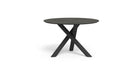 Table de repas outdoor-Coral - Table à manger circulaire D120-Graphite - Noir-NOVINEA-TALENTI