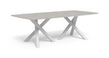 Table de repas outdoor-Coral - Table à manger 240x120-Blanc - Beige-NOVINEA-TALENTI