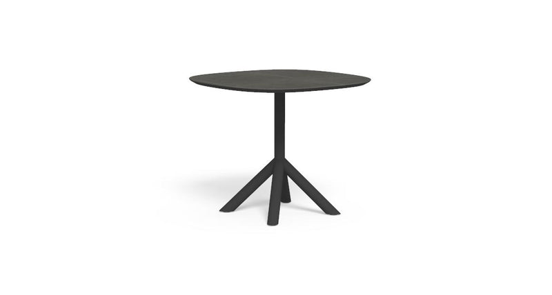 Table de repas outdoor-Coral - Table à manger 90x90-Graphite - Noir-NOVINEA-TALENTI