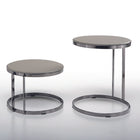 Table d'appoint-Joint - Table d'appoint avec plateau en cuir--NOVINEA-MIDJ