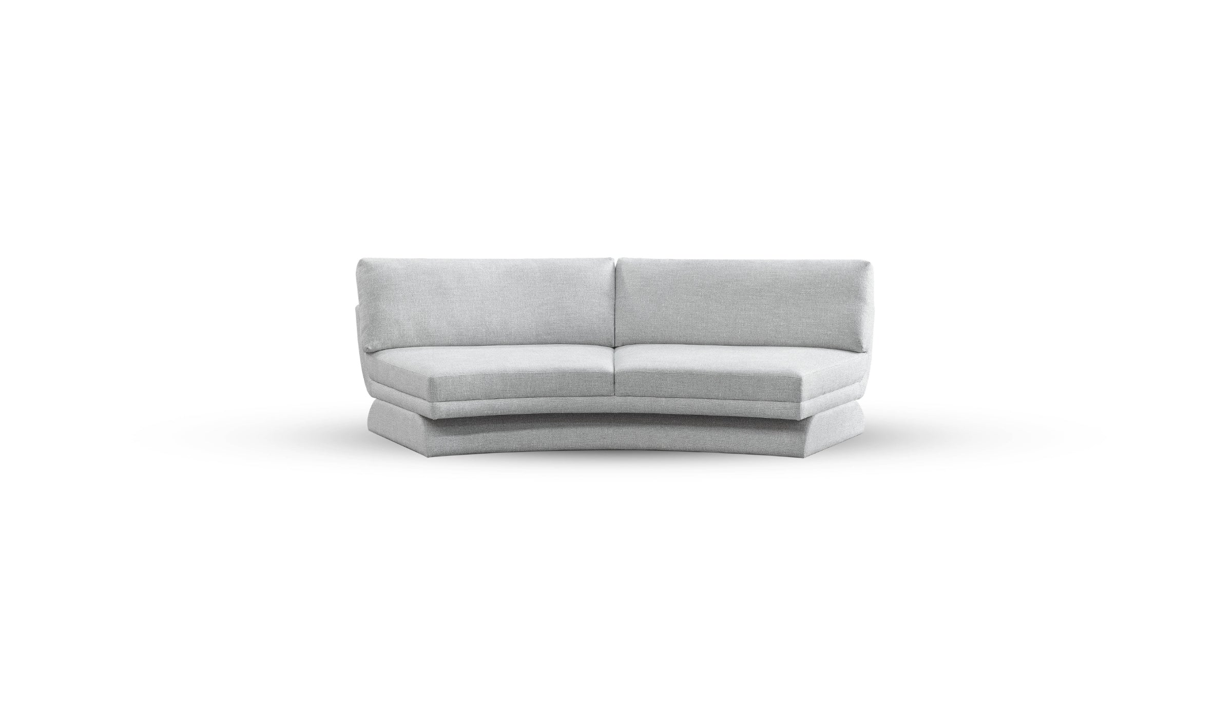 Oscar - Sofa in exceptional meringue fabric