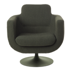 Fauteuil-Kirk - Fauteuil pivotant-Vert foncé-NOVINEA-POLSPOTTEN