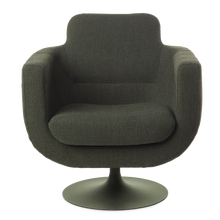 Fauteuil-Kirk - Fauteuil pivotant-Vert foncé-NOVINEA-POLSPOTTEN