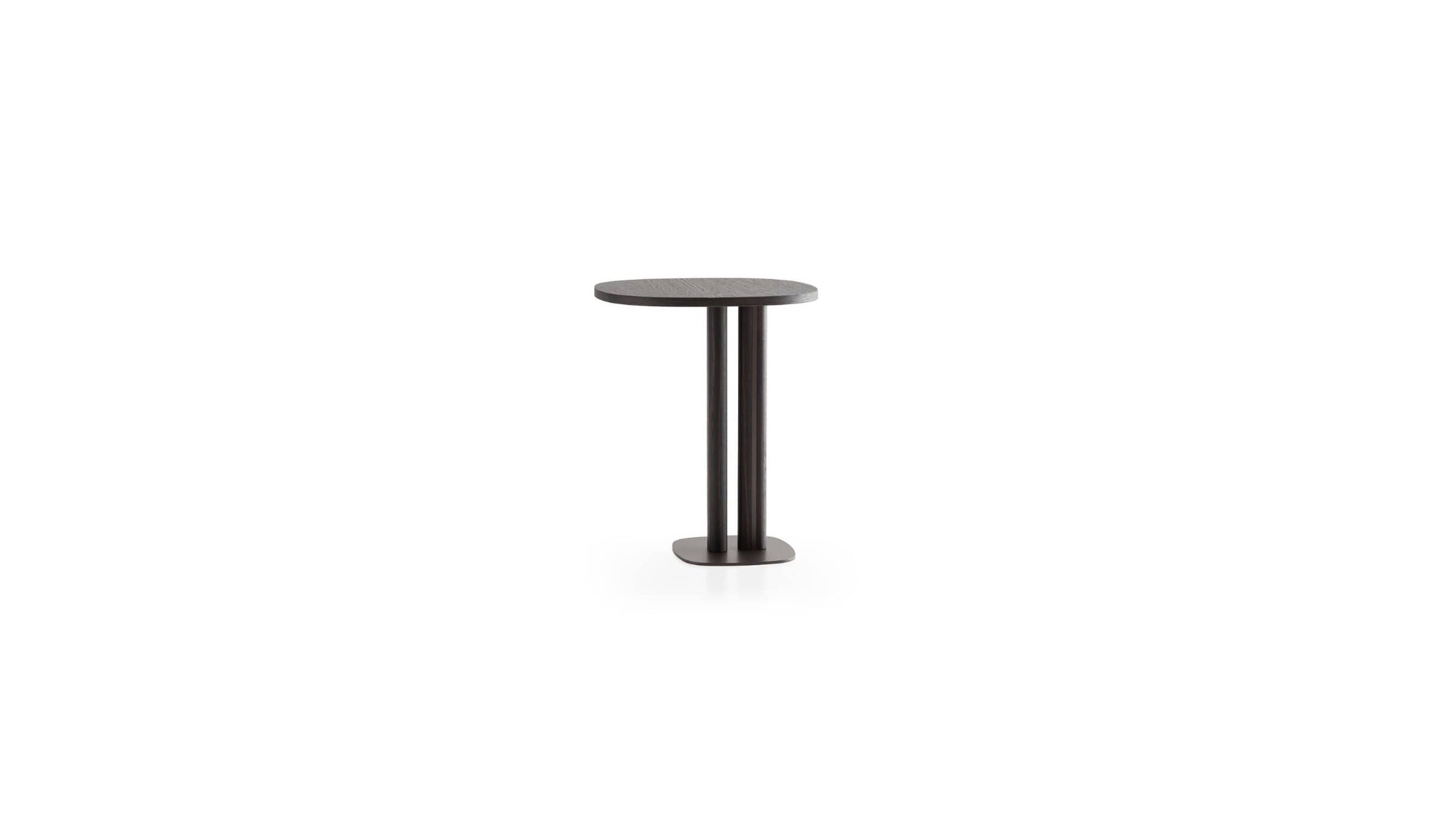 Table d'appoint design italien Manhattan Haute, en chêne