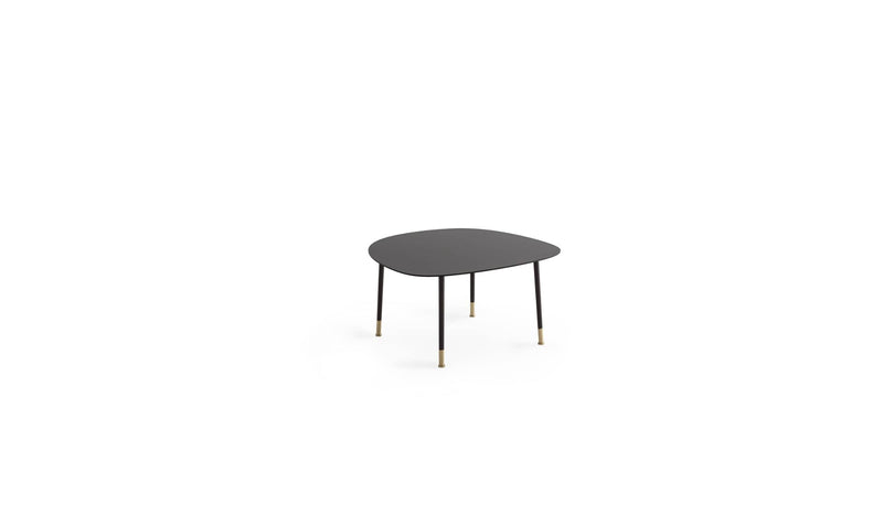 Pebble Grande designer side table, metal