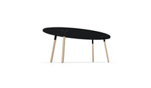 Table Ogi W, 8 personnes, noir et bois