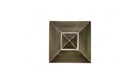 Stud modern design wall light, in bronze