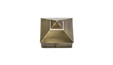 Stud modern design wall light, in bronze