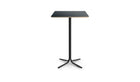 Table haute carrée Atal, H 108 cm, plateau stratifié